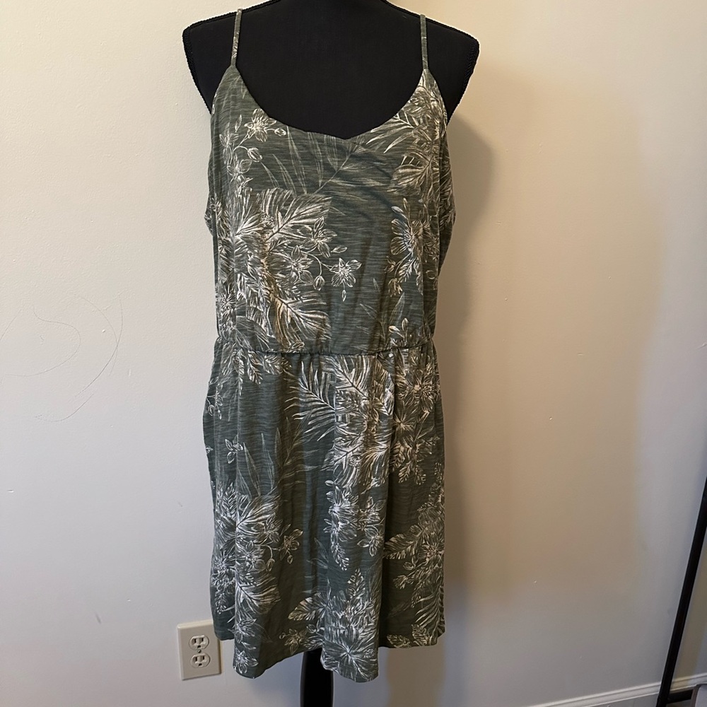 Green Floral Dress